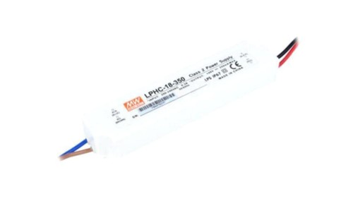 LPHC-18-350 Zasilacz impulsowy, LED, 16,8W, 6÷48VDC, 350mA, 180÷264VAC, IP67