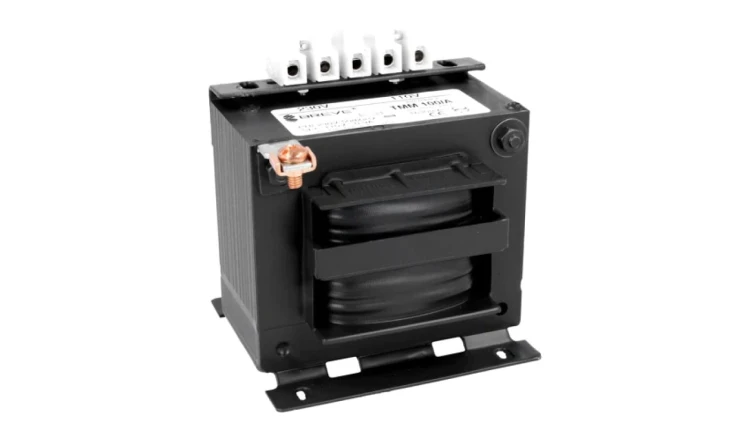 Transformator sieciowy 100VA 230VAC 110V śrubowy IP00 A: 84mm TMM100/A230/110V