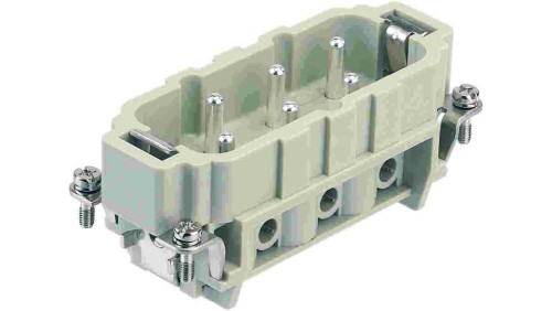 Złącze HAN prostokątne męskie 6-PIN 35A 690V 9310062601