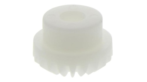 Przekładnia stożkowa, POM, zęby: 20, Skośne, skok: 1mm, kąt: 20, otwór: 6mm, 110 → 120HRR