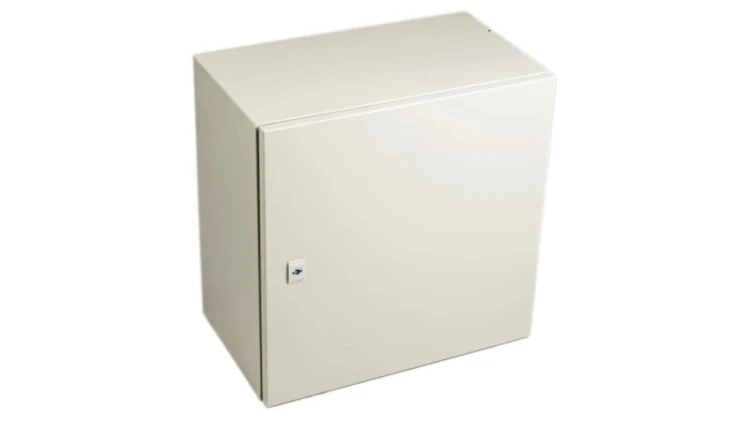 Szafka ścienna rozdzielcza RAL 7032, materiał: Stal, IP66, 500 x 500 x 300mm, RS PRO