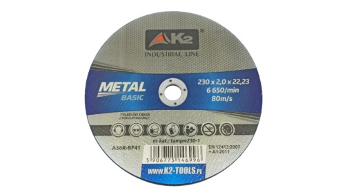 Tarcza do cięcia metalu BASIC 230 x 2,0mm (25 szt.)