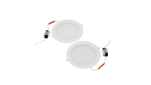 Oprawa LED AURA PRIZMA dwupak 2x18W biała 2700K wpuszczana HOROZ ELETRIC