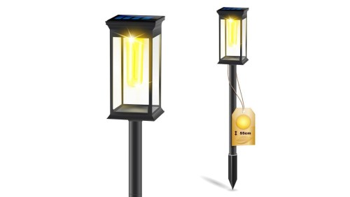 Lampa Solarna Ogrodowa LED 3000K IP65 Wbijana DOREA LUMILED