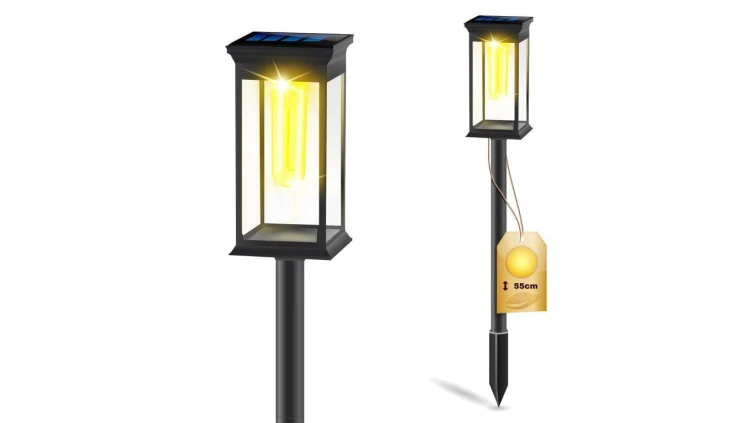 Lampa Solarna Ogrodowa LED 3000K IP65 Wbijana DOREA LUMILED
