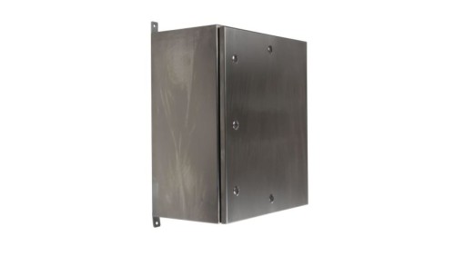 Szafka ścienna rozdzielcza, materiał: Stal nierdzewna typu 304, IP69K, 600 x 500 x 300mm, RS PRO