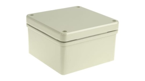 Obudowa ekranowana Szary IP66 Neopren, 166 x 166 x 100mm, RS PRO