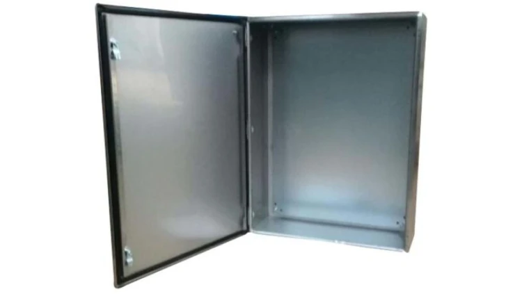 Szafka ścienna rozdzielcza, materiał: Stal nierdzewna typu 304, IP66, 600 x 800 x 250mm, RS PRO