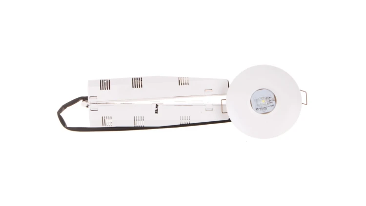 Oprawa awaryjna AXP IP65/20 ECO LED 3W 330lm (opt. universal) 1h jednozadaniowa AT biała AXPU/3W/E/1/SE/AT/WH