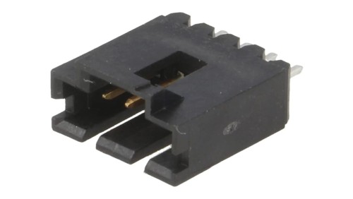 Gniazdo przewód-płytka męskie AMPMODU MTE 2,54mm 4-PIN THT 5-104362-3