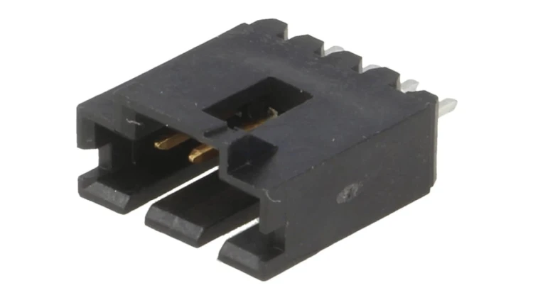 Gniazdo przewód-płytka męskie AMPMODU MTE 2,54mm 4-PIN THT 5-104362-3