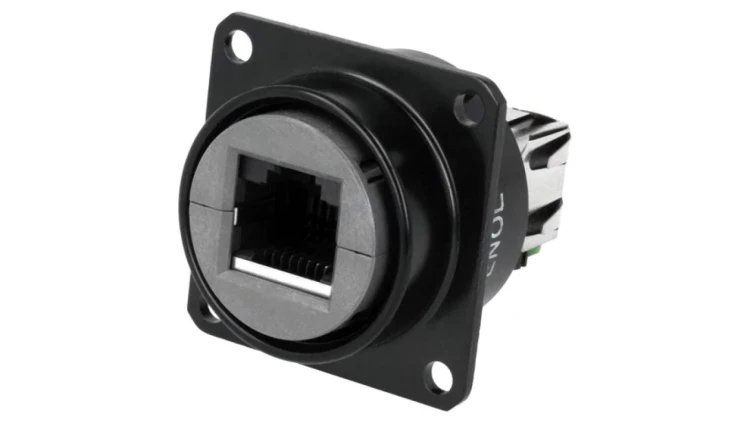 Łącznik RJ45 RJF Kat 5e nieekranowane Układ 8p8c IP67 -PIN 8 RJF21B