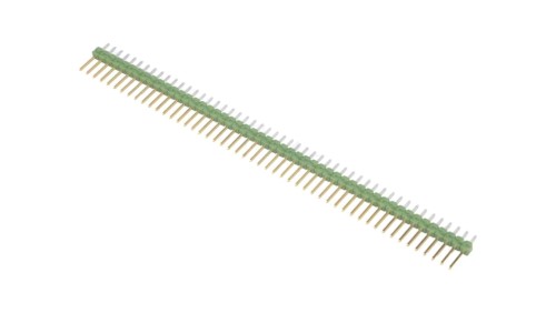 Listwa kołkowa kołkowe męskie 50-pin proste 2,54mm THT 1x50 5-825433-0