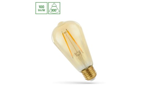 Żarówka LED ST58 E27 4.9W 490lm COG 2400K RETROSHINE