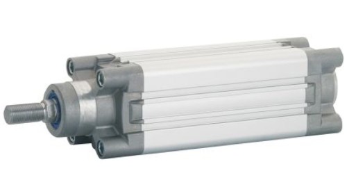 Siłownik pneumatyczny, dwustronnego działania Ø 63mm, skok 100mm, Amortyzacja, RS PRO