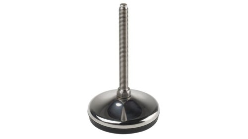 Regulowane nóżki, Ø 80mm, M10, 160, 1000kg 70Shore A, RS PRO