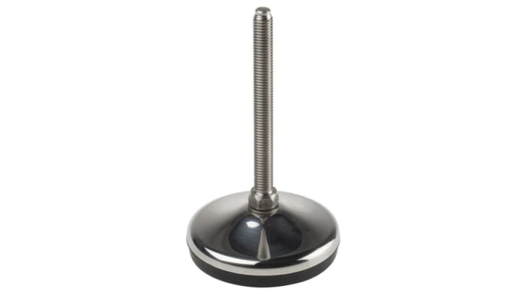 Regulowane nóżki, Ø 80mm, M10, 160, 1000kg 70Shore A, RS PRO