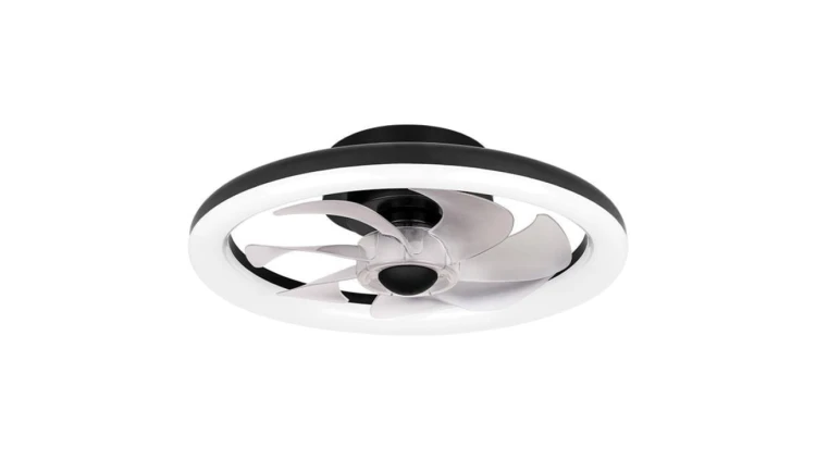 Plafon Led Flip 36W+15W 3CCT wentylator 40cm czarn