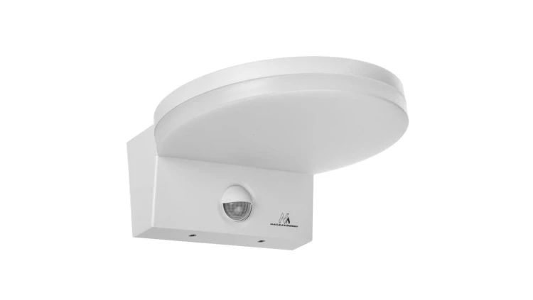 Oprawa elewacyjna LED z czujnikiem PIR 15W, IP65, 1560lm, 4000K szary MCE344 W