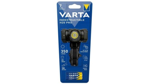 Niezniszczalna diodowa latarka czołowa, czołówka Varta H20 PRO 4W 3AAA 17732