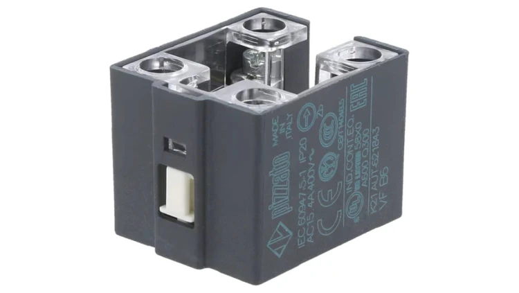 VFB6 Blok stykowy NO + NC 10A max.400VAC max.250VDC -40...80C