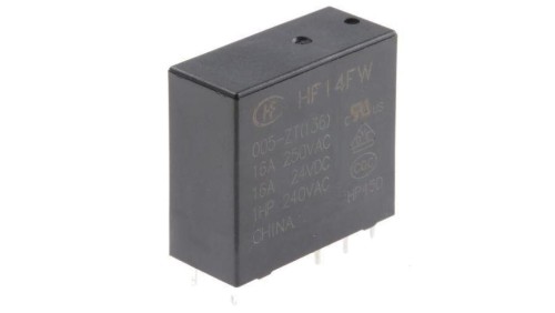 Przekaźnik mocy 5V dc SPDT RS PRO 530mW, montaż PCB 47 Otwór przezierny