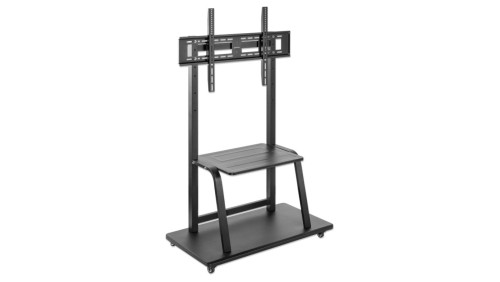 Stojak mobilny TV 37”-100” do 150kg regulowany 2 półki 462334