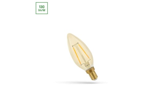 Żarówka świeczka LED E14 2W 260lm COG 2400K RETROSHINE