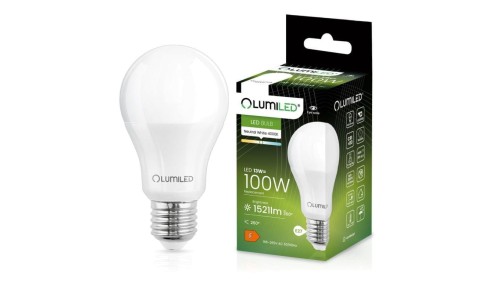 Żarówka LED E27 A60 13W = 100W 1521lm 4000K Neutralna 260 LUMILED