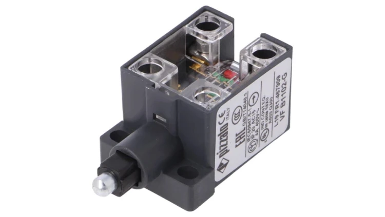 VFB1102-G Wyłącznik krańcowy metalowy trzpień NC x2 10A max.400VAC