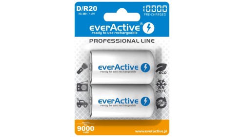 Zestaw akumulatorków everActive EVHRL20-10000 (10000mAh Ni-MH)