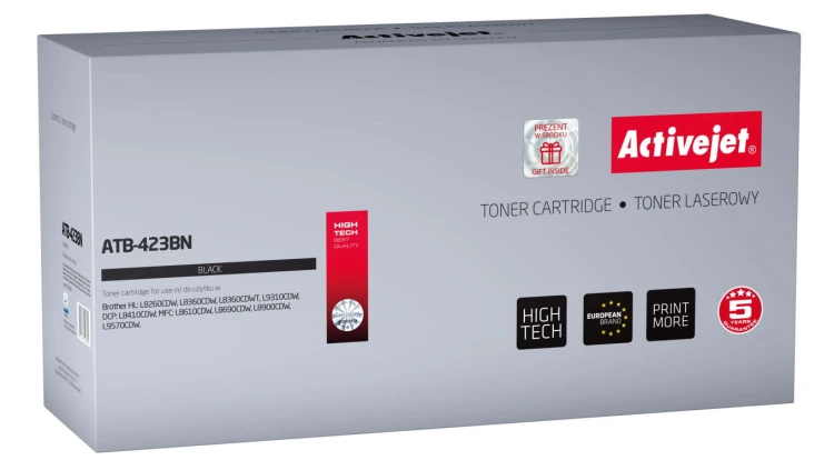 Toner Activejet ATB-423BN (zamiennik Brother TN-423BK Supreme 6500 stron czarny)