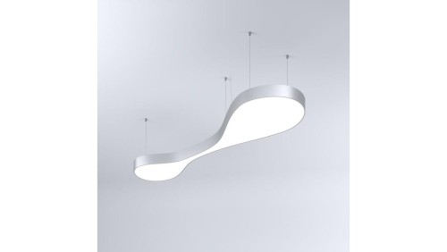 Oprawa MI-BUBBLE-04, zwieszana, bez LED i zasilacza, IP20, srebrny anodowany KLUŚ
