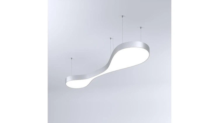 Oprawa MI-BUBBLE-04, zwieszana, bez LED i zasilacza, IP20, srebrny anodowany KLUŚ