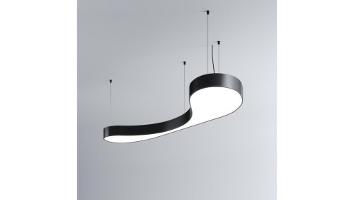 Oprawa MI-BUBBLE-02, zwieszana, bez LED i zasilacza, IP20, czarny anodowany KLUŚ