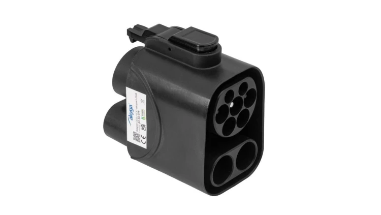 Adapter do ładowania samochodów elektrycznych Akyga AK-SC-E19 CCS2 / CCS1 compact EU 250A