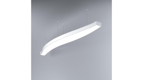 Oprawa MI-WAVE-02, zwieszana, bez LED i zasilacza, IP20, biały lakier mat KLUŚ