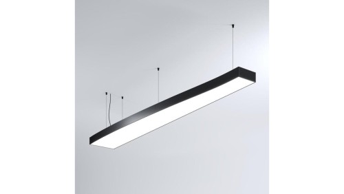 Oprawa MI-WAVE-01, zwieszana, bez LED i zasilacza, IP20, czarny anodowany KLUŚ