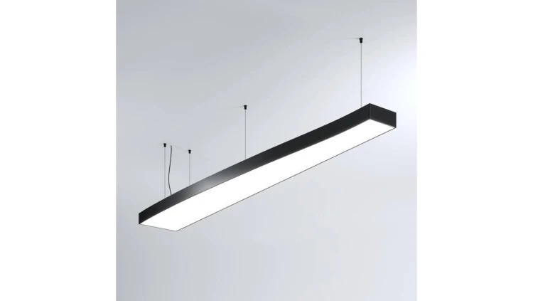 Oprawa MI-WAVE-01, zwieszana, bez LED i zasilacza, IP20, czarny anodowany KLUŚ