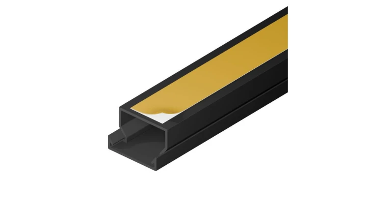 Kanał elektroinstalacyjny / Korytko kablowe samoprzylepne 25х16 (2m) Antracytowy EDO777763