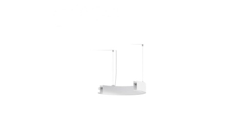 Oprawa Serpent 1/2 R250, ZW, down or upidown, klosz mleczny, bez LED, biały mat lakier KLUŚ