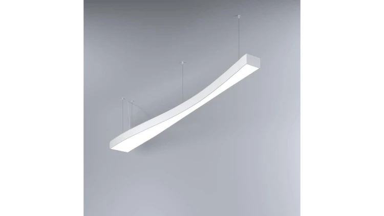 Oprawa MI-WAVE-03, zwieszana, bez LED i zasilacza, IP20, biały lakier mat KLUŚ