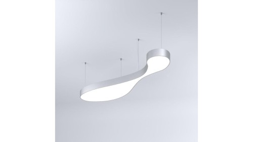 Oprawa MI-BUBBLE-03, zwieszana, bez LED i zasilacza, IP20, srebrny anodowany KLUŚ