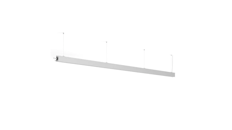 Oprawa Serpent L=3m, ZW, down or upidown, klosz Mikropryzma, bez LED, srebrny anodowany KLUŚ