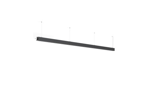Oprawa Serpent L=3m, ZW, down or upidown, klosz Mikropryzma, bez LED, czarny anodowany KLUŚ
