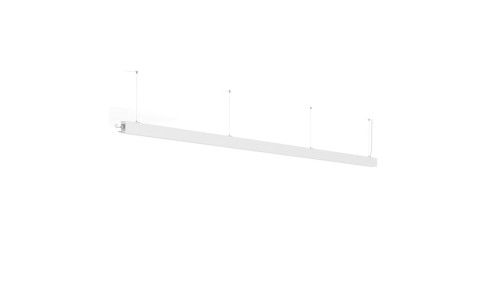 Oprawa Serpent L=3m, ZW, down or upidown, klosz Mikropryzma, bez LED, biały mat lakier KLUŚ
