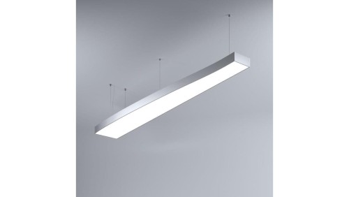 Oprawa MI-WAVE-01, zwieszana, bez LED i zasilacza, IP20, srebrny anodowany KLUŚ