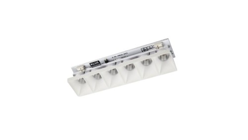 Optyka DOT-22 6xLED, CV 24VDC, 6,2W, 4000K, 20deg, biały lakier mat KLUŚ