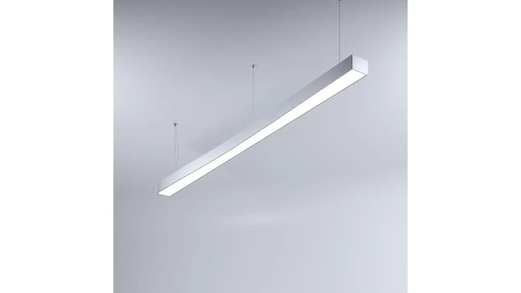 Oprawa MI-WAVE-04, zwieszana, bez LED i zasilacza, IP20, srebrny anodowany KLUŚ