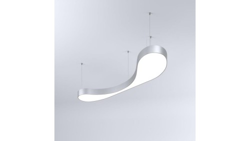 Oprawa MI-BUBBLE-02, zwieszana, bez LED i zasilacza, IP20, srebrny anodowany KLUŚ
